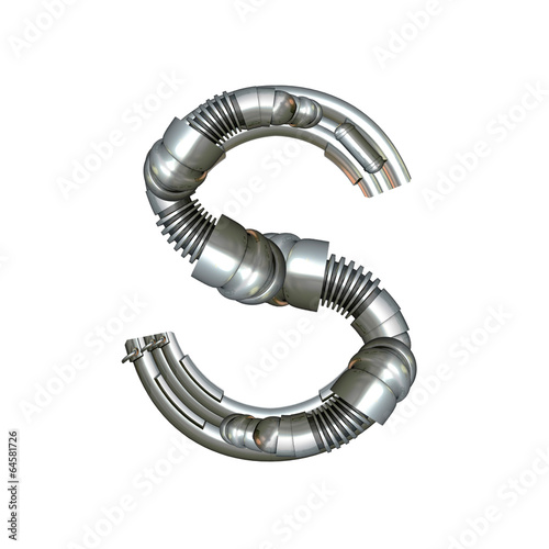 Alphabet technically, Letter S