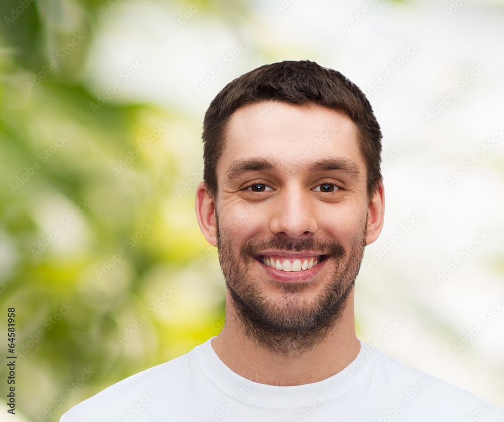 portrait of smiling young handsome man portrait of smiling young handsome man