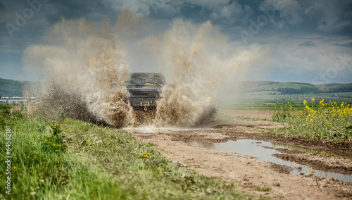 Big four by four off road car photo