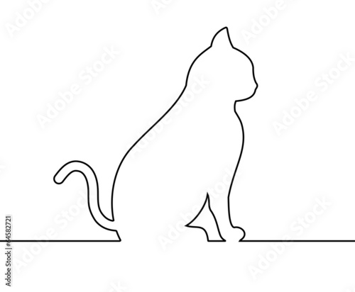 a white cat online