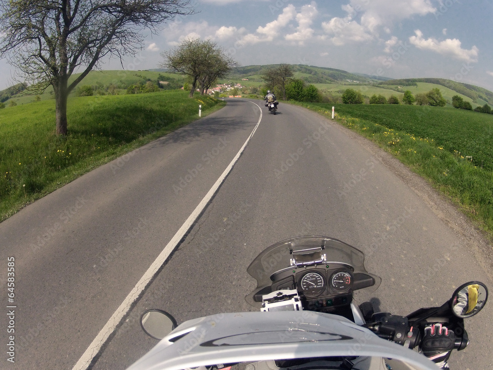 Naklejka premium Helmkamera