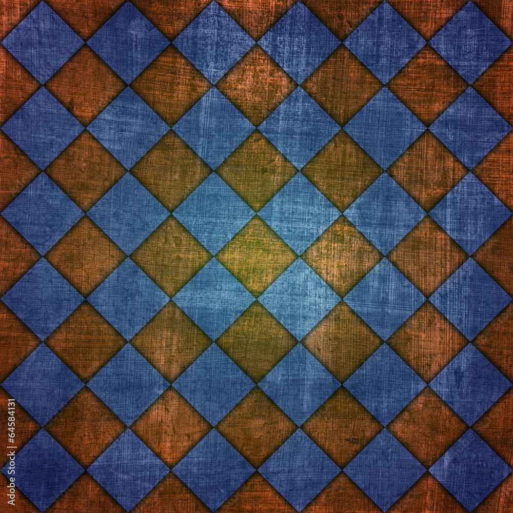 Fototapeta premium color grunge checkered background