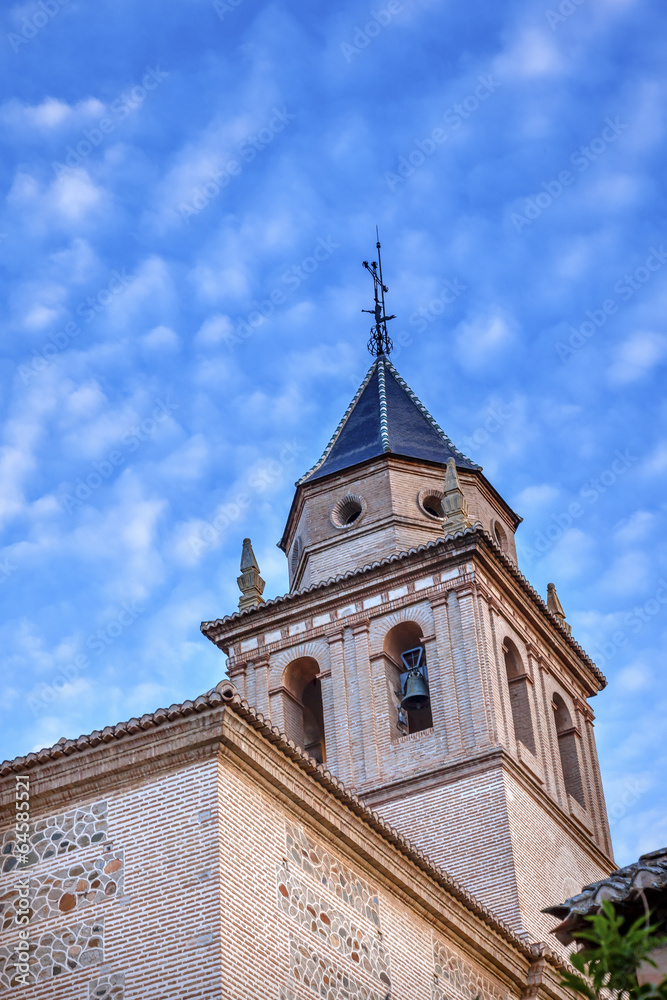 Santa Maria Church Alhambra Granada Andalusia Spain