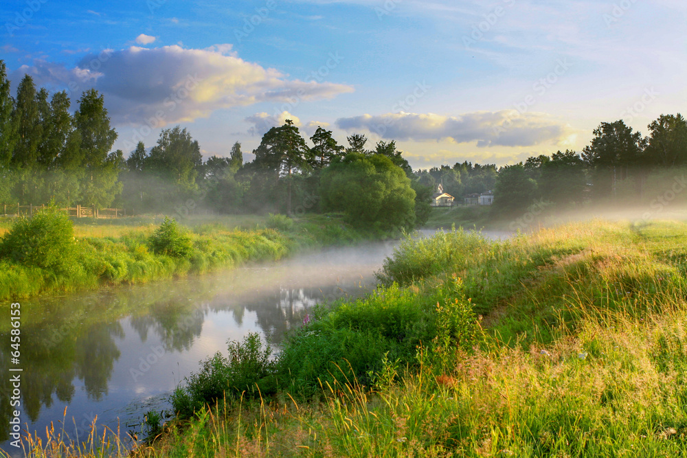 Fototapeta premium summer sunrise