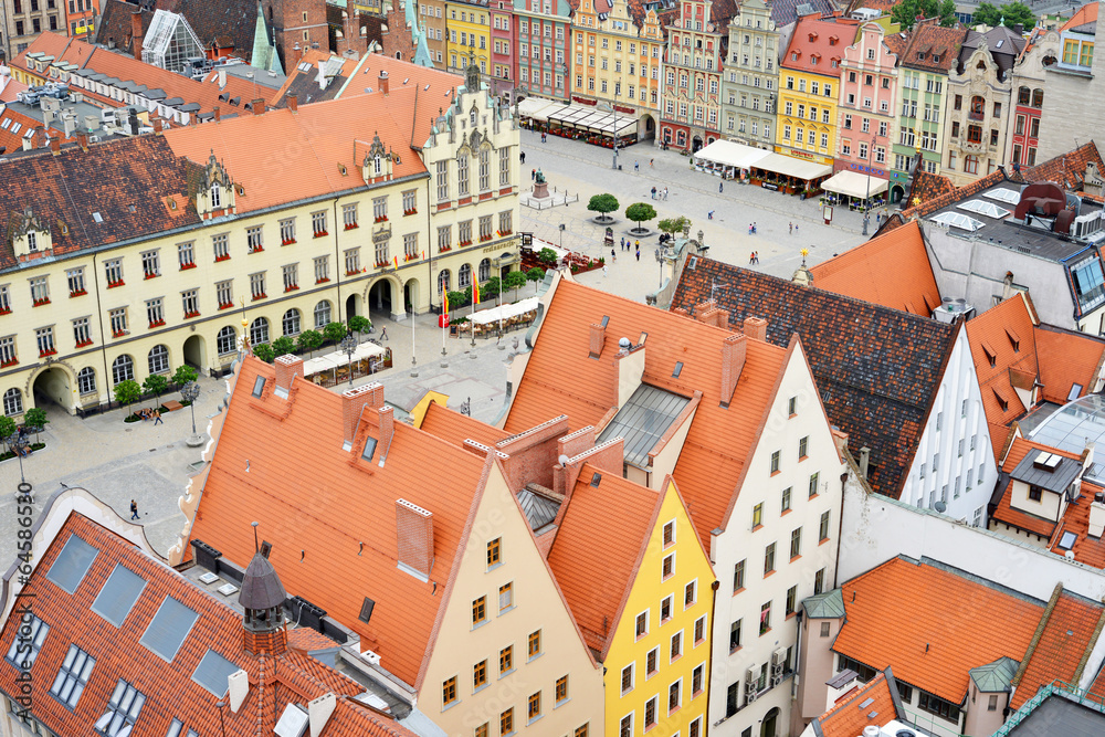 Obraz premium Rynek Wroclaw