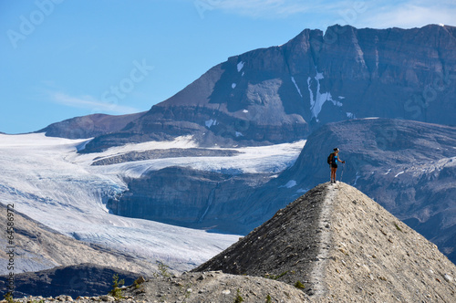 Hiking as high as you can for beautiful views in Yoho National P photo