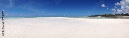 jambiani beach in zanzibar photo