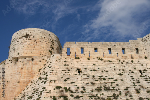 crusader castle of krak des chevaliers photo