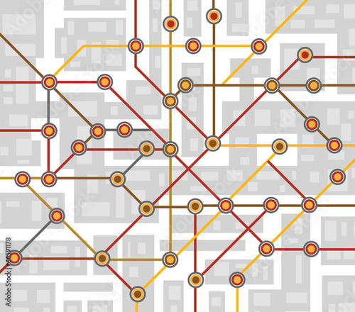 Fotografie subway map