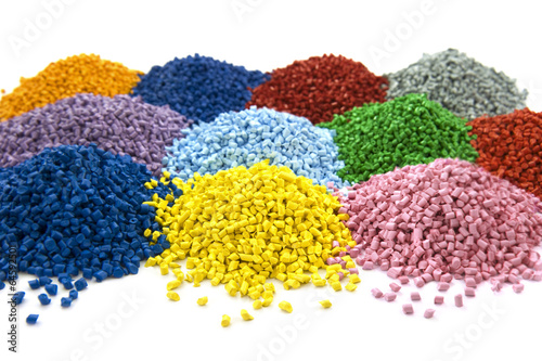 Obraz na płótnie plastic polymer granules