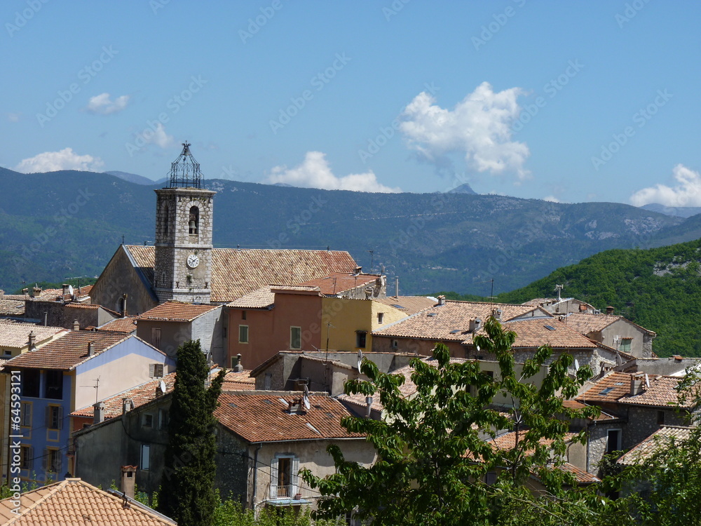 Bouyon l'église Saint-Trophime cote d'azur France