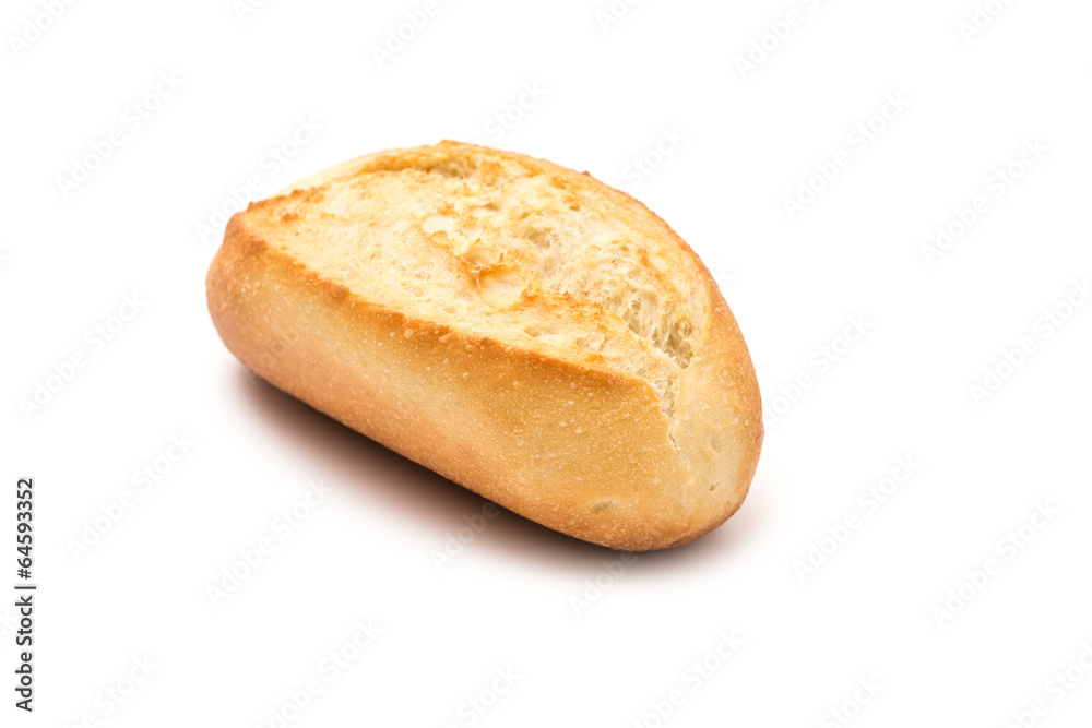 Small Bread Isolated On White