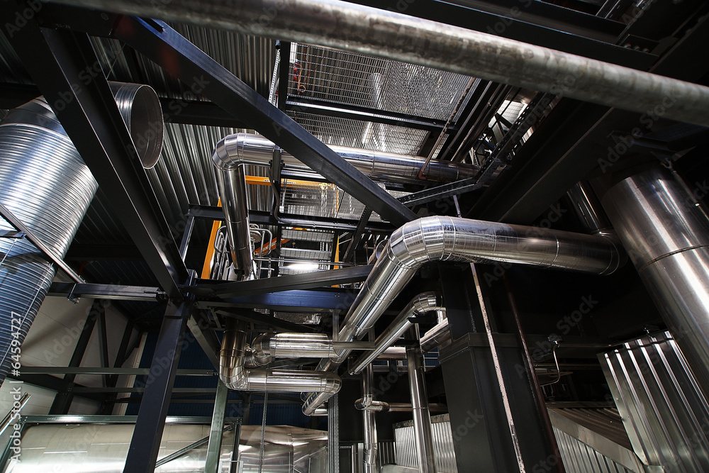 Industrial zone, Steel pipelines and equipment Industrial zone, Steel pipelines and equipment