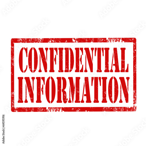 Confidential Information-stamp