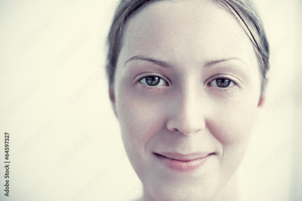Naklejka premium Young woman portrait