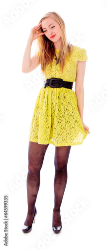 Young woman suffering from headache