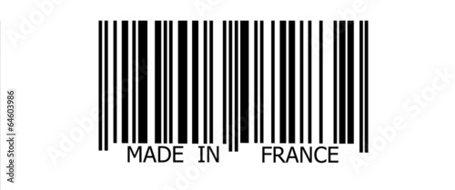 Made in France on barcode