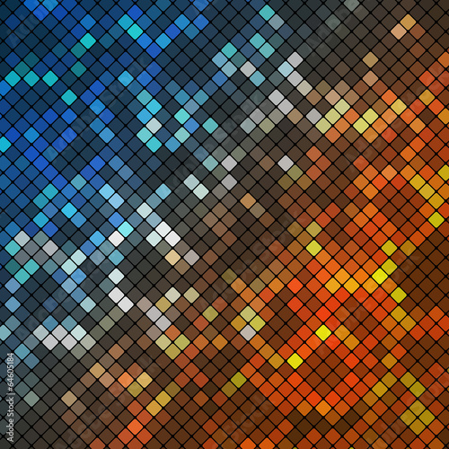 Abstract Geometrical Multicolored Background