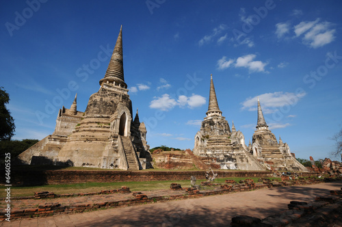 Wat Phra Sri Sanphet at Ayutthaya Historical Park Thailand