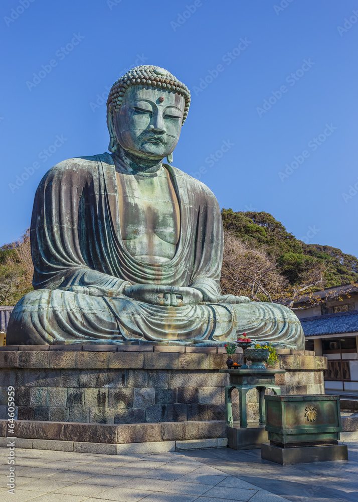 The Great Buddha at Kotokuin Temple in Kamakura