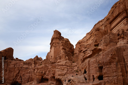 Jordan  Petra  the ancient city in the rocks