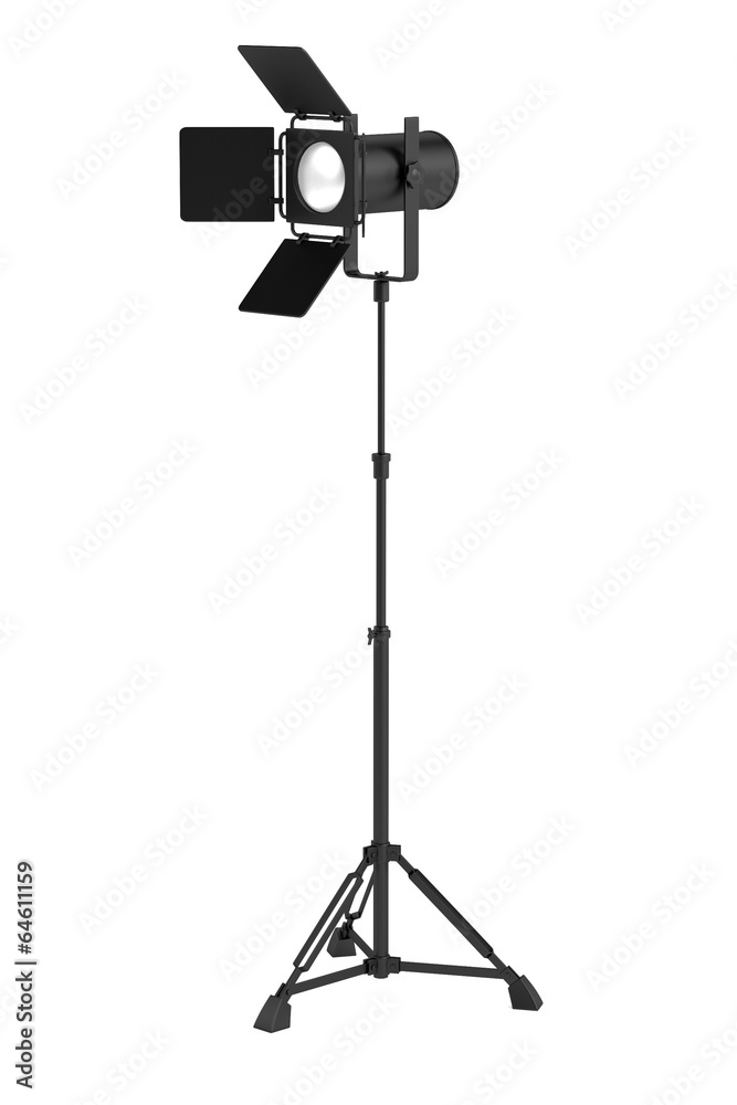 realistic 3d render of stage light