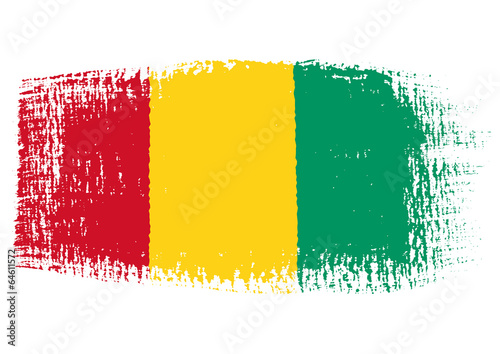 brushstroke flag Guinea
