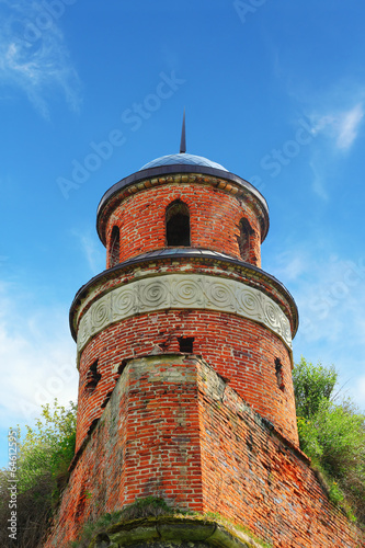 Turret of the castle in Dubno photo