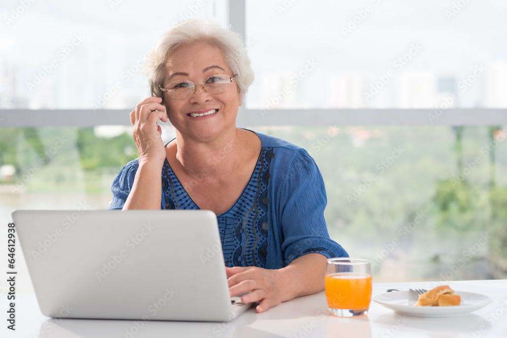 Aged woman Aged woman