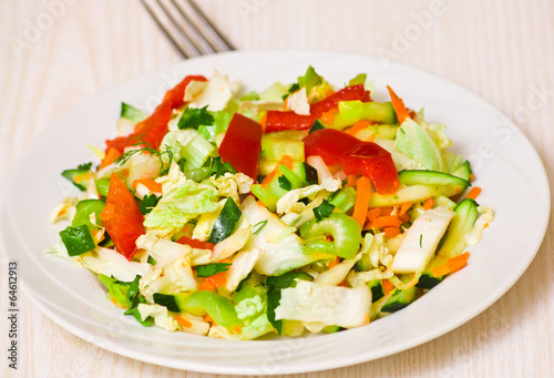 fresh vegetable salad