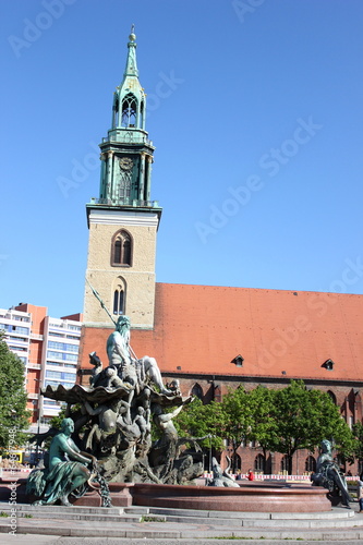 Die evangelische Pfarrkirche Marienkirche in Berlin Mitte photo