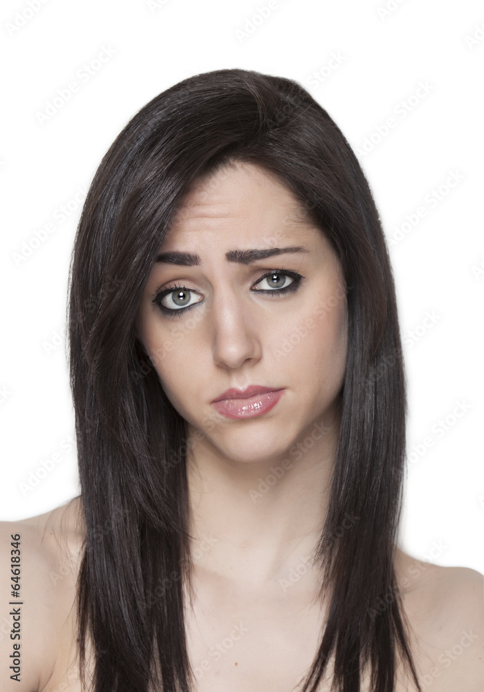 Uncertain girl Uncertain girl