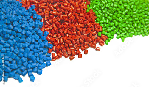 Obraz na płótnie plastic polymer granules