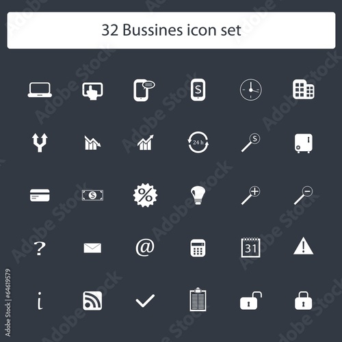 Set of business icons