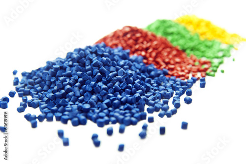 plastic polymer granules