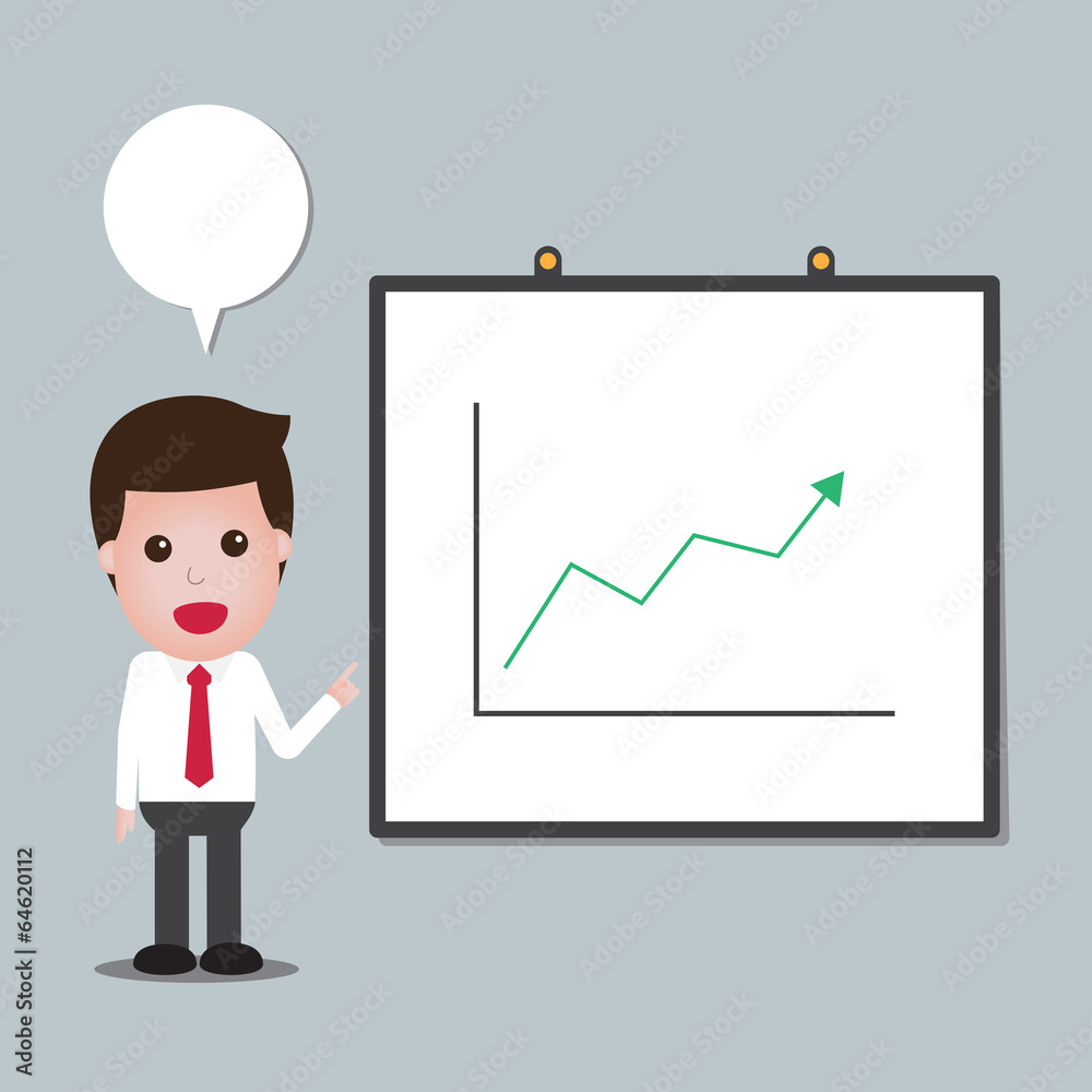 business man presentation business man presentation