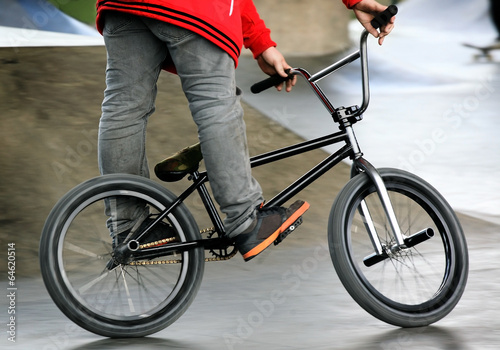 bicycle and a boy