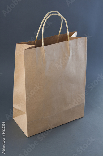 Empty Shopping Bag from craft paper
