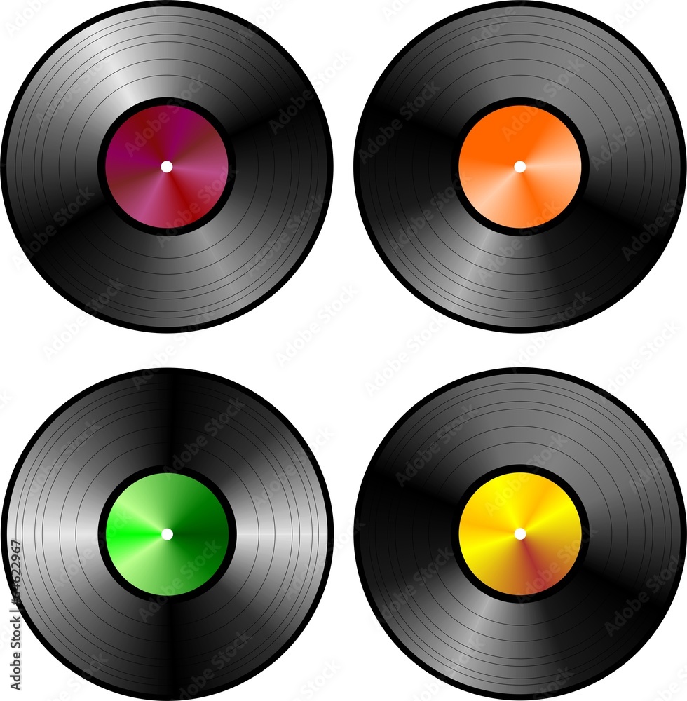 Obraz premium vynil disks