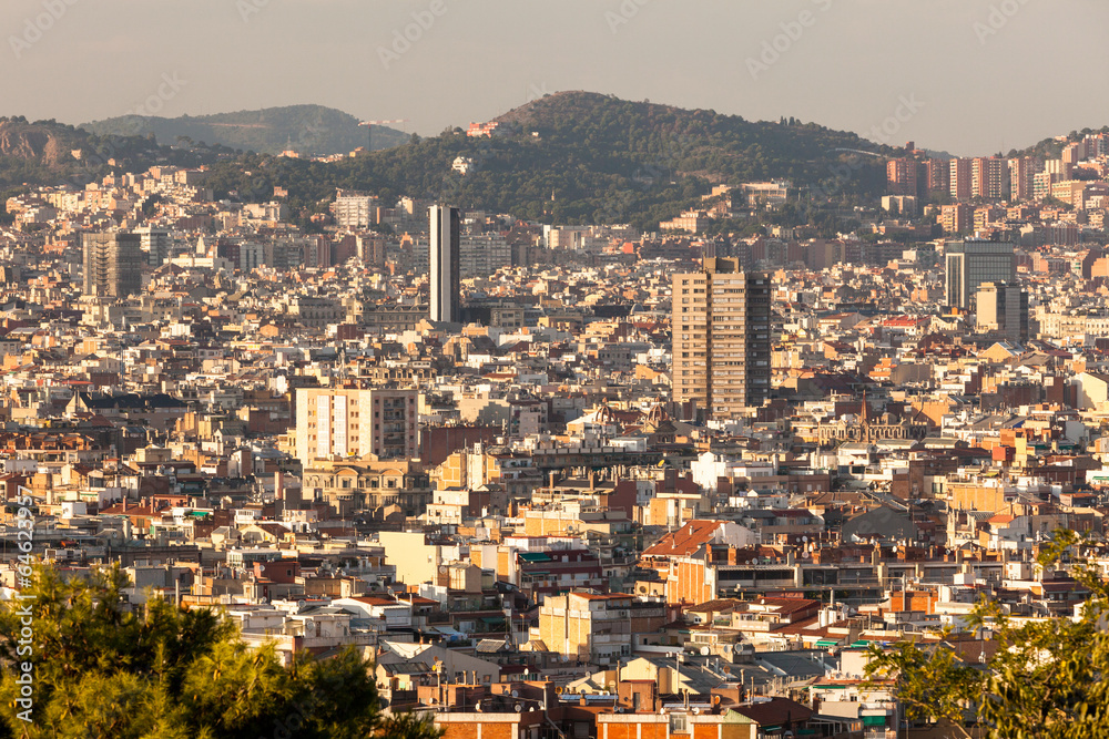 Obraz premium Panorama di Barcellona, Spagna