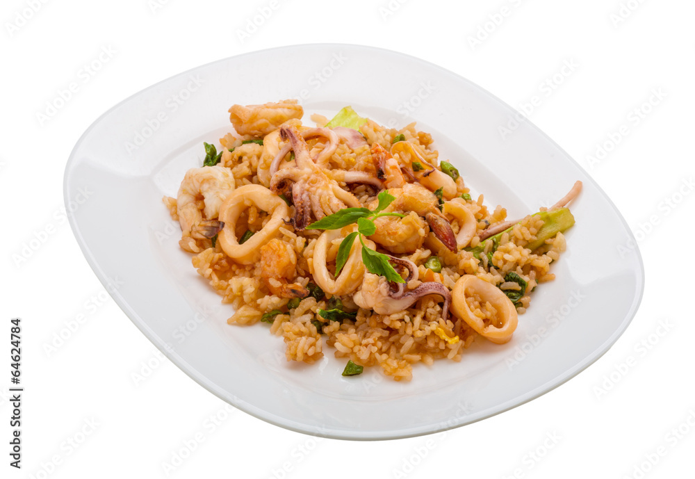 Rice with seafood Rice with seafood