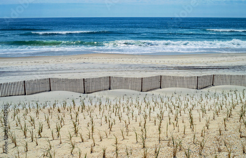 Fototapeta Naklejka Na Ścianę i Meble -  Fence and Sea