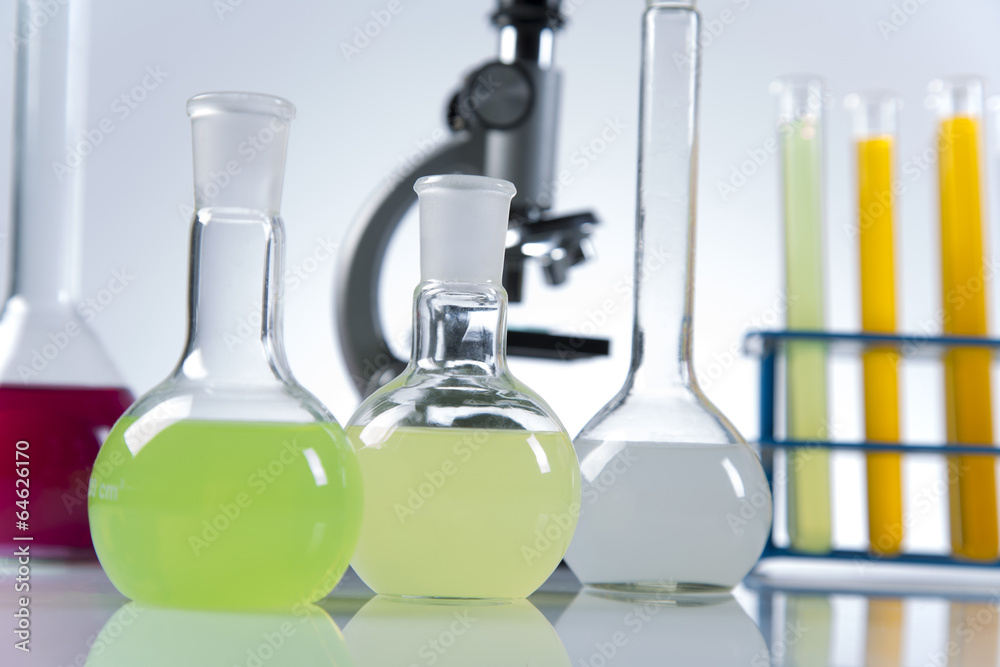 Workplace modern laboratory for molecular biology test Workplace modern laboratory for molecular biology test