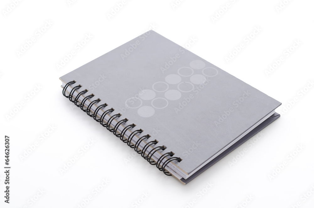 Notebook isolated on white Notebook isolated on white