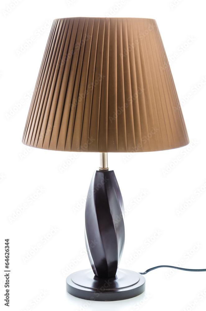 Table lamp isolated on white Table lamp isolated on white