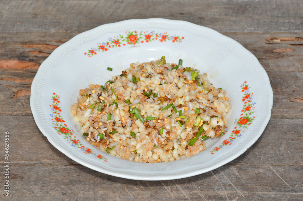 red ant Eggs Spicy Salad with Herbs red ant Eggs Spicy Salad with Herbs