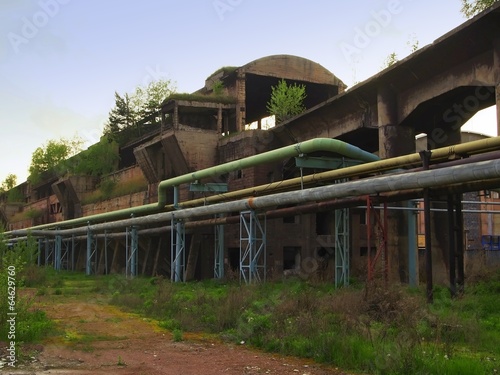 Old ironworks Poldi in Kladno photo