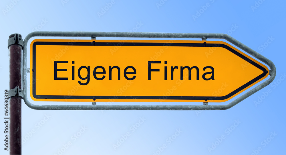 Strassneschild 6 - Eigene Firma