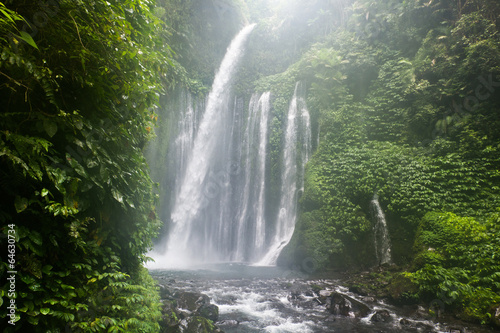 Air Terjun Tiu Kelep waterfall  Senaru  Lombok  Indonesia  South