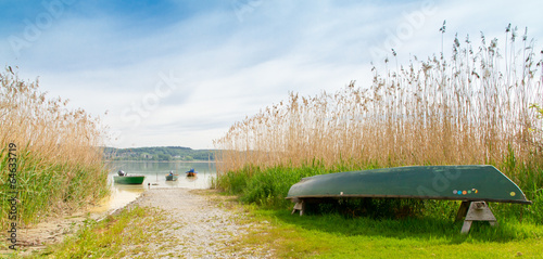 Fischerboote auf der Insel Reichenau photo